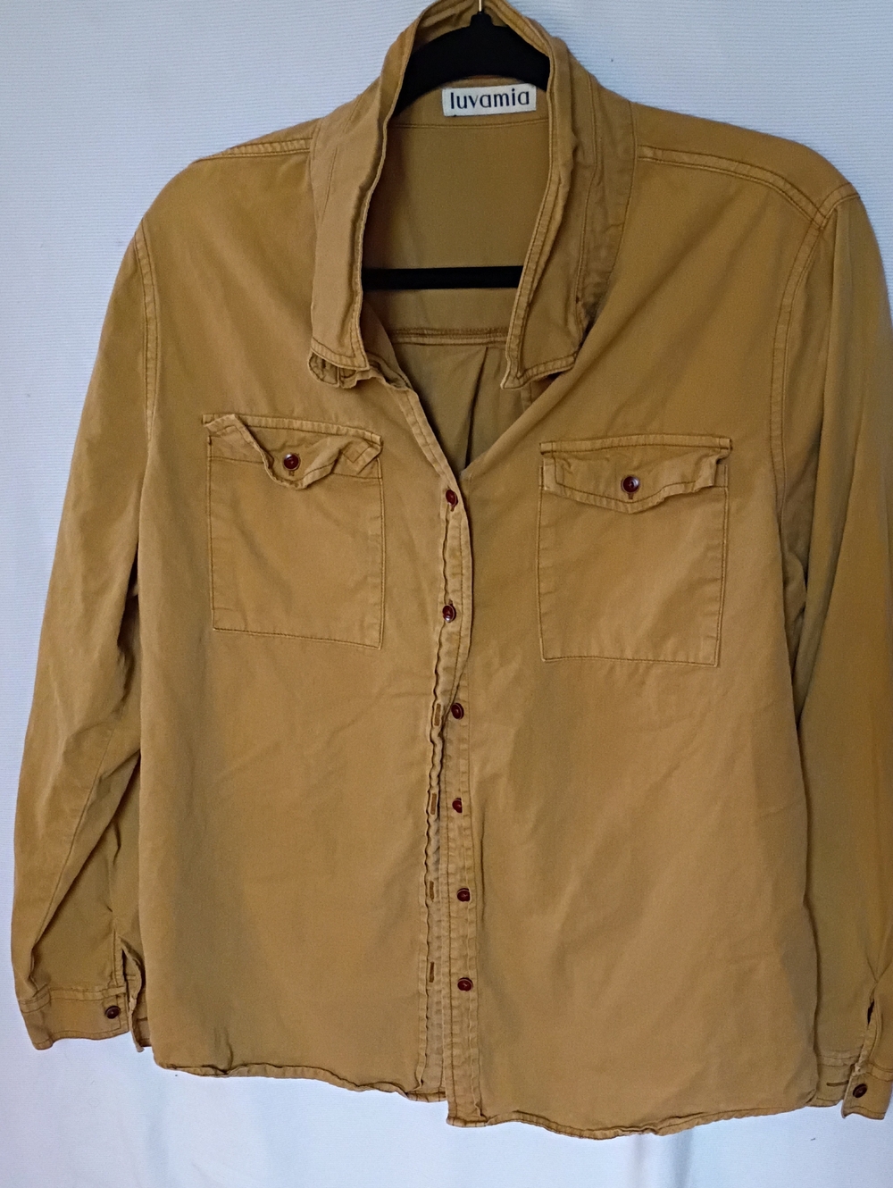 Luvamia Button-Up Utility Safari Shirt